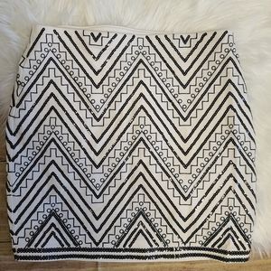 Express stretch sequin mini skirt